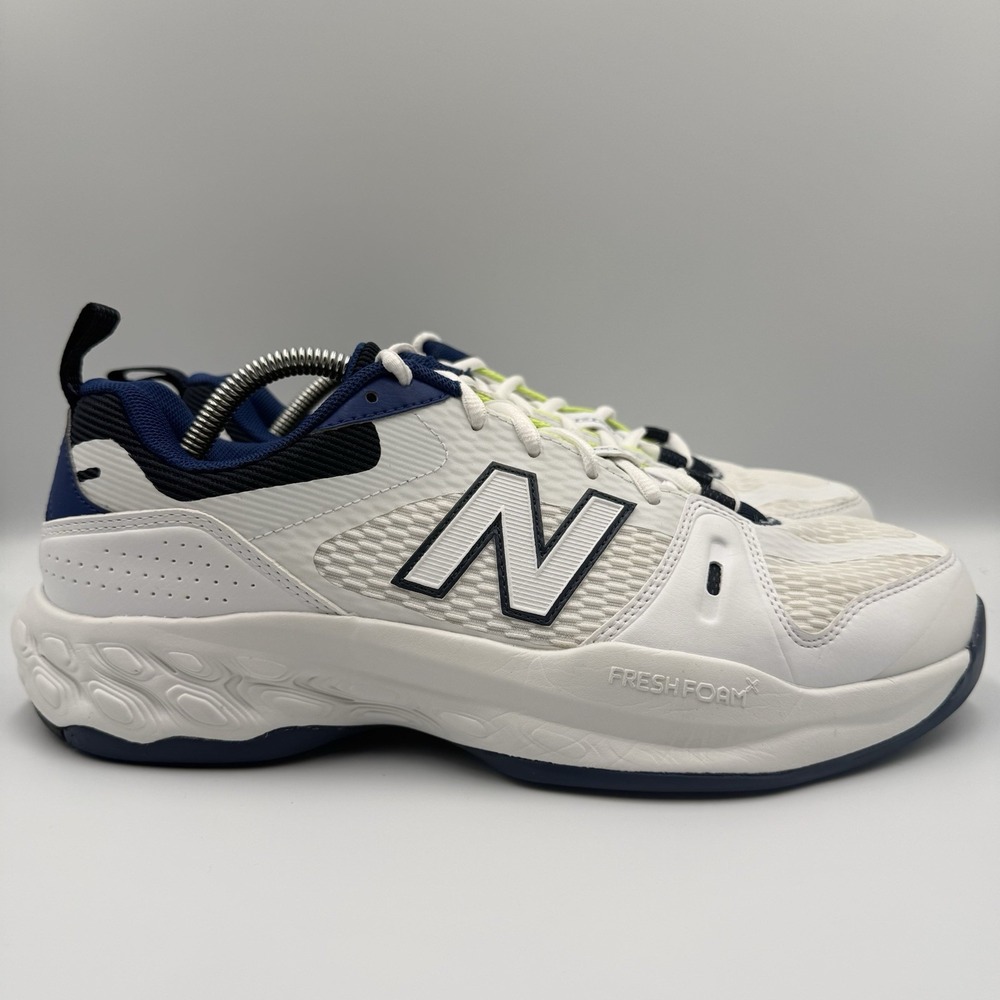 New Balance Fresh Foam X 1007 Men's Size 10.5 D White Blue Shoes Sneakers